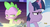 Size: 636x344 | Tagged: safe, edit, edited screencap, editor:undeadponysoldier, screencap, spike, twilight sparkle, alicorn, dragon, pony, g4, the cutie re-mark, triple threat, cropped, discovery family logo, female, grumpy, grumpy spike, grumpy twilight, male, mare, spike is not amused, twilight sparkle (alicorn), twilight sparkle is not amused, unamused