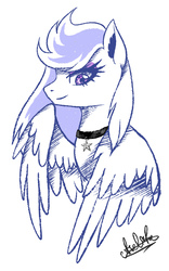 Size: 1280x2053 | Tagged: safe, artist:aselita selter, oc, oc:violet cold, pegasus, pony, female, wings