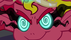 Size: 1920x1080 | Tagged: safe, screencap, sunset shimmer, equestria girls, g4, my little pony equestria girls, big crown thingy, element of magic, female, hypnosis, jewelry, regalia, solo, sunset satan