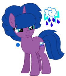 Size: 942x1080 | Tagged: safe, artist:徐詩珮, oc, oc:storm lightning, pony, unicorn, base used, female, magical lesbian spawn, mare, next generation, offspring, parent:spring rain, parent:tempest shadow, parents:springshadow, simple background, transparent background