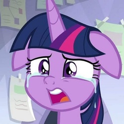 Size: 900x900 | Tagged: safe, screencap, twilight sparkle, alicorn, pony, g4, the ending of the end, cropped, crying, female, floppy ears, mare, sad, scared, solo, twilight sparkle (alicorn)