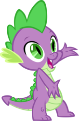 Size: 2375x3615 | Tagged: safe, artist:memnoch, spike, g4, high res, male, simple background, solo, transparent background, vector