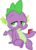 Size: 2299x3220 | Tagged: safe, artist:memnoch, spike, dragon, g4, what about discord?, eating, gem, high res, male, simple background, sitting, solo, stupid sexy spike, transparent background, vector