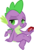 Size: 2391x3485 | Tagged: safe, artist:memnoch, spike, dragon, g4, what about discord?, gem, high res, male, simple background, sitting, solo, stupid sexy spike, transparent background, vector