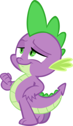 Size: 2172x3726 | Tagged: safe, artist:memnoch, spike, dragon, g4, just for sidekicks, high res, male, simple background, solo, transparent background, vector