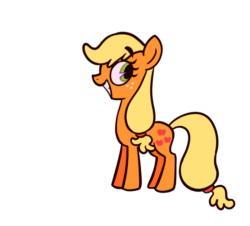 Size: 700x633 | Tagged: safe, artist:littmosa, applejack, earth pony, pony, g4, animated, autumn, cute, dancing, female, frame by frame, freckles, hat, jackabetes, mare, simple background, smiling, solo, transparent background