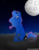 Size: 2066x2653 | Tagged: safe, artist:the-fox-experiment, princess luna, alicorn, pony, g4, cloud, high res, looking at you, night, sitting