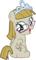 Size: 697x1147 | Tagged: artist needed, safe, zippoorwhill, pegasus, pony, forever filly, g4, adorable face, cute, female, filly, foal, glasses, happy, jewelry, open mouth, simple background, sitting, smiling, solo, tiara, transparent background, vector, zippoorbetes