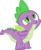 Size: 4022x4870 | Tagged: safe, artist:memnoch, spike, dragon, g4, just for sidekicks, male, simple background, solo, transparent background, vector