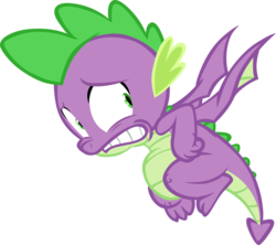 Size: 7244x6430 | Tagged: safe, artist:memnoch, spike, dragon, a trivial pursuit, g4, claws, male, simple background, solo, tail, transparent background, vector, winged spike, wings