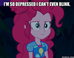 Size: 600x468 | Tagged: safe, edit, edited screencap, screencap, pinkie pie, equestria girls, equestria girls specials, g4, my little pony equestria girls: better together, my little pony equestria girls: sunset's backstage pass, caption, cropped, geode of sugar bombs, image macro, king of the hill, magical geodes, memeful.com, text