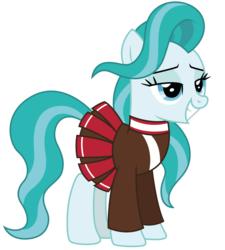 Size: 4504x5000 | Tagged: safe, artist:dragonchaser123, lighthoof, earth pony, pony, 2 4 6 greaaat, g4, absurd resolution, cheerleader, clothes, cute, female, lidded eyes, lightorable, mare, pleated skirt, simple background, skirt, smiling, solo, transparent background, vector