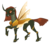 Size: 913x808 | Tagged: safe, artist:vindhov, oc, oc only, changeling, changeling oc, colored sclera, fangs, holeless, orange eyes, raised hoof, realistic horse legs, simple background, solo, transparent background, yellow changeling