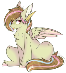 Size: 1202x1330 | Tagged: safe, artist:heart-sketch, oc, oc only, oc:pastel cream, pegasus, pony, solo