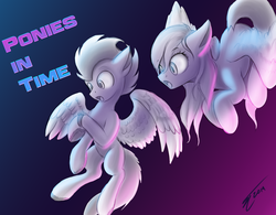 Size: 1920x1500 | Tagged: safe, artist:althyra-nex, oc, oc only, oc:tail, oc:wing, pegasus, pony, endeavor charity, no source available, retrowave
