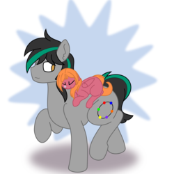 Size: 2000x2000 | Tagged: safe, artist:solardoodles, earth pony, pegasus, pony, bubble, duo, high res, simple background, sleepy