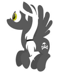 Size: 1803x2030 | Tagged: safe, artist:zacatron94, oc, oc only, oc:captain white, pegasus, pony, female, lineless, mare, simple background, solo, transparent background