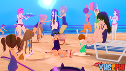 Size: 1600x900 | Tagged: safe, artist:sephirot22, artist:vhsephi_yagami, apple bloom, scootaloo, sweetie belle, crab, human, equestria girls, 3d, accessories, animal, anime, anna, armpits, arms in the air, balloon, barefoot, beach, beach ball, beach chair, belly button, bikini, bikini babe, bikini bottom, bikini top, blocking, boruto naruto next generations, bow, braid, bucket, building, chair, clenched fist, clothes, crossover, cutie mark crusaders, day, disney, elyon, eyes closed, feet, female, frilled swimsuit, frozen (movie), glasses, headband, holding, inflatable, jumping, kneeling, kodomo no jikan, koikatsu, lana, lazytown, logo, name, name tag, naruto, nicole watterson, ocean, one-piece swimsuit, outdoors, pigtails, pixar, playing, pokémon, ponytail, princess, queen, raphtalia, rin kokonoe, river, royalty, sand, sandals, sandcastle, shadow, shell, shoes, shooting, shovel, signature, sitting, sky, splash, splashing, standing, stephanie, stephanie meanswell, success, suiren, sun, sunglasses, surfboard, swimsuit, text, the amazing world of gumball, the incredibles, the rising of the shield hero, this will end in jail time, triumph, uchiha sarada, violet parr, w.i.t.c.h., wall of tags, water, water balloon, water fight, watergun, watergun fight, watermark