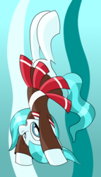 Size: 1332x2322 | Tagged: safe, artist:notadeliciouspotato, lighthoof, earth pony, pony, 2 4 6 greaaat, g4, cheerleader, cheerleader outfit, clothes, cute, female, handstand, mare, pleated skirt, ponytail, skirt, smiling, solo, upside down