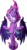 Size: 2086x3858 | Tagged: safe, artist:shad0w-galaxy, sci-twi, twilight sparkle, alicorn, pony, g4, belly button, chest fluff, ear fluff, equestria girls ponified, fangs, female, fluffy, flying, glowing eyes, high res, mare, midnight sparkle, ponified, sci-twilicorn, shoulder fluff, simple background, smiling, solo, transparent background