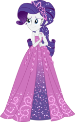 Size: 5033x8169 | Tagged: safe, artist:shootingstarsentry, rarity, costume conundrum, equestria girls, equestria girls series, g4, spoiler:choose your own ending (season 2), spoiler:eqg series (season 2), absurd resolution, bare shoulders, beautiful, clothes, costume conundrum: rarity, cute, dress, female, gown, jewelry, raribetes, simple background, sleeveless, solo, tiara, transparent background, vector