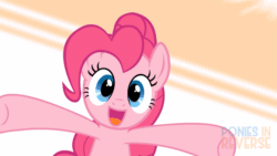Size: 1280x720 | Tagged: safe, artist:reverse studios, part of a set, pinkie pie, earth pony, pony, g4, :3, animated, cute, diapinkes, female, happy, looking at you, mare, solo