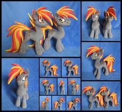 Size: 935x855 | Tagged: safe, artist:fireflytwinkletoes, oc, oc only, oc:hugo drax, pony, irl, male, photo, plushie, self ponidox, solo, stallion