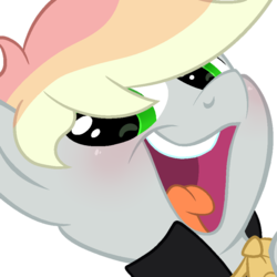Size: 894x894 | Tagged: safe, artist:thatonefluffs, oc, oc only, oc:blazer sketch, pony, base used, blushing, open mouth, simple background, solo, transparent background