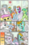 Size: 1800x2740 | Tagged: safe, artist:candyclumsy, fleur-de-lis, lightning dust, nurse redheart, sassy saddles, earth pony, pegasus, pony, unicorn, comic:bad case of sunburn, comic:fusing the fusions, g4, blushing, cabinet, canterlot, canterlot castle, comic, commissioner:bigonionbean, dialogue, fusion, hat, hospital, lotion, medicine, nurse hat, ointment, random pony, shelf, sunburn, window, writer:bigonionbean