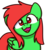 Size: 1000x1000 | Tagged: safe, artist:sugar morning, oc, oc only, oc:watermelon frenzy, pegasus, pony, commission, cute, male, open mouth, smiling, sugar morning's smiling ponies, ych result