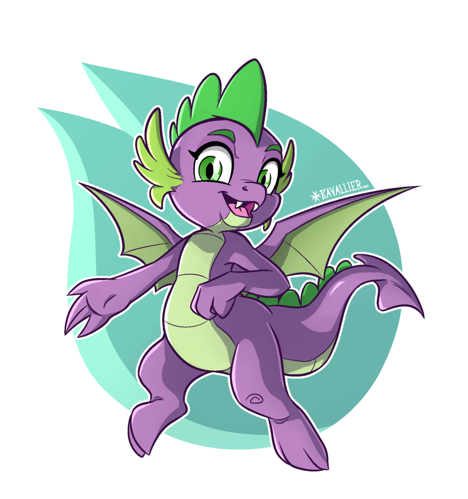 artist:kavalliernc, spike, dragon, looking at you, male, solo, transparent ...