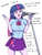 Size: 1719x2283 | Tagged: safe, artist:sumin6301, twilight sparkle, equestria girls, g4, clothes, female, just, legs, microphone, microphone stand, music notes, radiohead, singing, skirt, solo, song reference