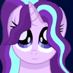 Size: 1000x1000 | Tagged: safe, artist:php185, starlight glimmer, pony, unicorn, g4, cute, female, glimmerbetes, hairstyle, happy, solo