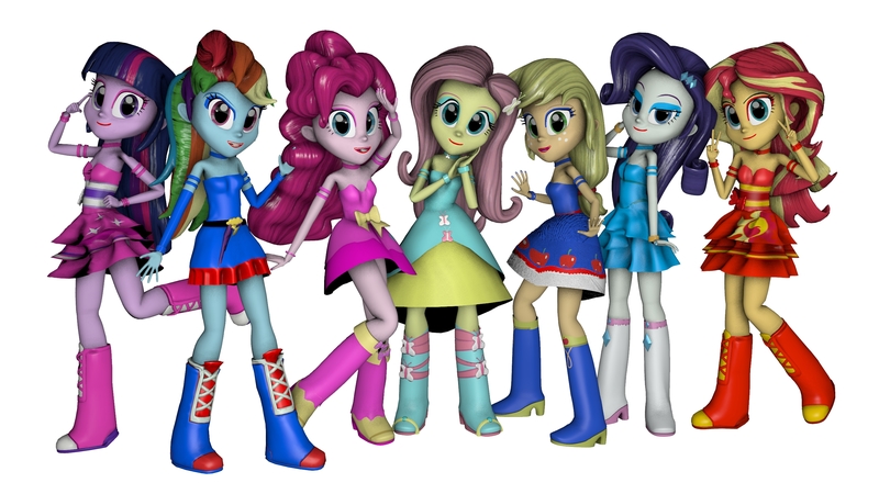 1977139 - safe, artist:azaleasdolls, artist:minicarly, applejack,  fluttershy, pinkie pie, rainbow dash, rarity, twilight sparkle, alicorn,  mermaid, equestria girls, g4, bare shoulders, clothes, crossover, cutie  mark on human, disney, disney style, fin