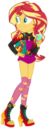 Size: 788x2048 | Tagged: dead source, safe, artist:sapphiregamgee, edit, sunset shimmer, equestria girls, g4, my little pony equestria girls: better together, cropped, female, geode of empathy, magical geodes, simple background, solo, transparent background