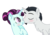 Size: 1279x901 | Tagged: safe, artist:cloudilicious, artist:lui-akita, chancellor neighsay, principal abacus cinch, pony, g4, base used, cheek fluff, chest fluff, duo, duo male and female, ear fluff, equestria girls ponified, female, kissing, male, mare, neighcinch, nose kiss, not rumble, ponified, shipping, stallion, straight, unicorn abacus cinch