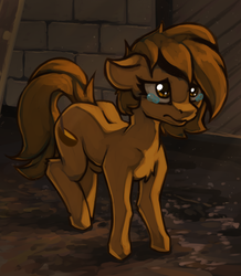 Size: 1306x1497 | Tagged: safe, artist:marsminer, oc, oc only, oc:venus spring, pony, crying, female, mare, sad, solo