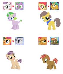 Size: 826x967 | Tagged: safe, artist:miss-barker, artist:selenaede, edit, edited screencap, screencap, apple bloom, babs seed, button mash, rumble, scootaloo, snails, spike, sweetie belle, oc, dracony, dragon, earth pony, hybrid, pegasus, pony, unicorn, g4, base used, buttonseed, colt, cutie mark crusaders, female, filly, interspecies offspring, male, offspring, parent:apple bloom, parent:babs seed, parent:button mash, parent:rumble, parent:scootaloo, parent:snails, parent:spike, parent:sweetie belle, parents:buttonseed, parents:rumbloo, parents:snailbloom, parents:spikebelle, ship:rumbloo, ship:snailbloom, ship:spikebelle, shipping, straight