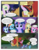 Size: 612x792 | Tagged: safe, artist:newbiespud, edit, edited screencap, screencap, applejack, fluttershy, manny roar, pinkie pie, rainbow dash, rarity, twilight sparkle, earth pony, manticore, pegasus, pony, unicorn, comic:friendship is dragons, friendship is magic, g4, comic, dialogue, female, hug, licking, mane six, mare, paw pads, paws, screencap comic, tongue out, underpaw, unicorn twilight