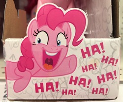 Size: 3239x2701 | Tagged: safe, pinkie pie, earth pony, pony, g4, official, faic, female, haha, hahahahahahaha, high res, laughing, mare, solo, toy