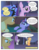 Size: 612x792 | Tagged: safe, artist:newbiespud, edit, edited screencap, screencap, applejack, nightmare moon, rarity, twilight sparkle, alicorn, earth pony, pony, unicorn, comic:friendship is dragons, friendship is magic, g4, my little pony: friendship is magic, castle of the royal pony sisters, cliff, comic, dialogue, ethereal mane, female, freckles, hat, helmet, mare, screencap comic, starry mane, unicorn twilight