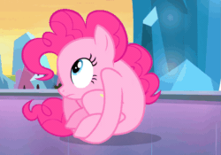 Size: 931x650 | Tagged: safe, screencap, pinkie pie, earth pony, pony, equestria girls, g4, my little pony equestria girls, animated, curled up, female, fetal position, gif, pinkieball, rolling, solo