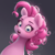 Size: 2126x2126 | Tagged: safe, artist:katputze, pinkie pie, earth pony, pony, g4, female, high res, looking at you, mare, open mouth, solo, surprised