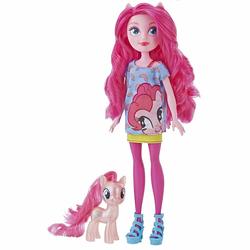 Size: 1500x1500 | Tagged: safe, pinkie pie, human, pony, equestria girls, g4, my little pony equestria girls: better together, official, clothes, doll, female, high heels, human ponidox, lipstick, merchandise, miniskirt, pantyhose, self ponidox, shoes, simple background, skirt, toy, white background