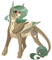 Size: 1242x1434 | Tagged: safe, artist:luuny-luna, oc, oc only, oc:luna wolf, pegasus, pony, fangs, female, mare, simple background, solo, transparent background