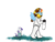 Size: 1024x768 | Tagged: safe, artist:masteroshawott, rainbow dash, rarity, oc, oc:masteroshawott, oshawott, g4, clothes, cosplay, costume, crossover, halloween, halloween costume, lego, minifig, non-mlp oc, pokémon, simple background, transparent background