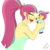 Size: 1507x1500 | Tagged: safe, artist:drake-rex, sour sweet, oc, oc:citrus flare, equestria girls, g4, baby, boop, commission, cute, duo, female, freckles, happy, laughing, long hair, momma sour sweet, mother, mother and daughter, offspring, parent:oc:sparks, parent:sour sweet, parents:canon x oc, parents:sourks, shoulder freckles, sourbetes, sourks