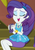 Size: 737x1056 | Tagged: safe, screencap, rarity, costume conundrum, equestria girls, g4, my little pony equestria girls: choose your own ending, cellphone, clothes, cropped, eyes closed, female, geode of shielding, guitar, iphone, leaning back, magical geodes, musical instrument, pencil skirt, phone, rarity peplum dress, sitting, skirt, smartphone, smiling, solo, stairs, sunset's apartment, text