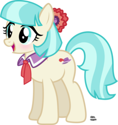 Size: 1218x1292 | Tagged: safe, artist:anime-equestria, coco pommel, pony, g4, blushing, cocobetes, cute, female, happy, mare, simple background, solo, transparent background, vector
