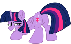 Size: 10167x6397 | Tagged: safe, artist:ejlightning007arts, twilight sparkle, alicorn, pony, blushing, butt, cute, face down ass up, plot, sexy, simple background, stupid sexy twilight, transparent background, twibutt, twilight sparkle (alicorn), vector